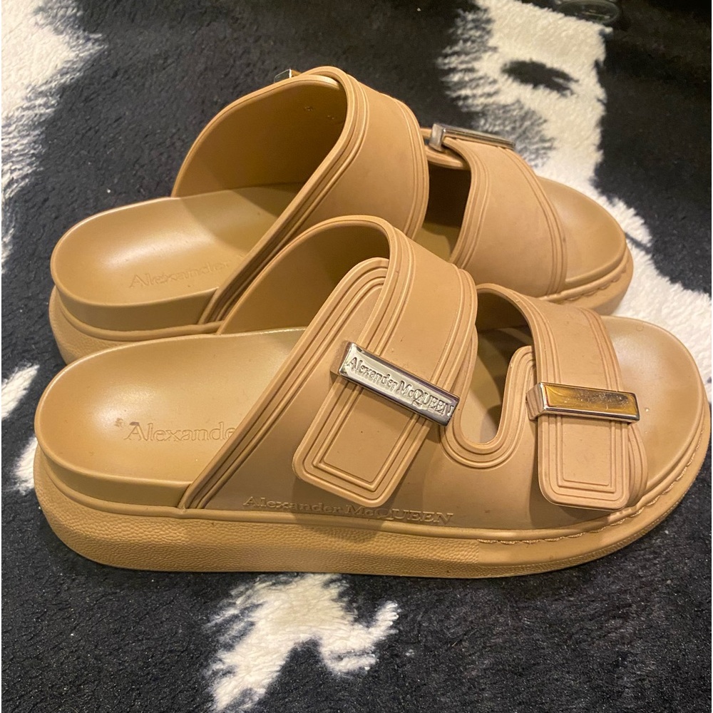 Gently used Alexander McQueen oversized sandals